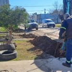 Trabajos de la Cooperativa en la red cloacal
