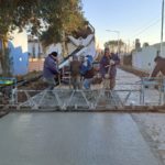 Avanza la pavimentación de calle Leiva
