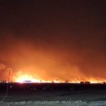 LAS BANDURRIAS – Bomberos contienen un gran incendio