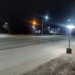 ACCESO Y GARITA – Se culminó con la iluminación de Bv. Perón y Ruta 13