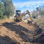 Trabajos de limpieza en canales y desagües