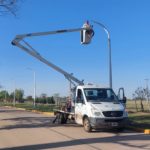 Avanza la obra de iluminación total de calle Manuel Losada