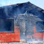Feroz incendio en una vivienda de Carlos Pellegrini