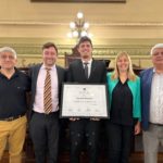 Motta homenajeó al pellegrinense Paulo Milanesio