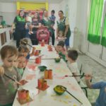 Taller de reciclado y pintura en el «Bichitos Verdes»
