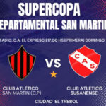 Ya está el estadio, el día y la hora para la Supercopa Departamental