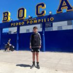 El jugador del «Verde», Juan Ignacio Díaz entrena en Boca Juniors