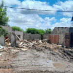 EL TREBOL – La policía provincial allanó y demolió viviendas utilizadas por delincuentes