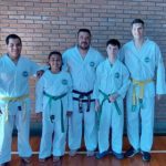 NUEVOS CINTURONES – El taekwondo del «Verde» rindió exámenes