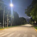 Ya se re iluminó calle Rosario