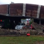 Fuerte temporal azotó Montes de Oca