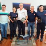 EN SAN JORGE – Reconocieron a bomberos que combatieron incendios en Córdoba y la Patagonia