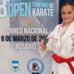 Juli Pepino con podio nacional en el Open de karate