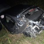 Fuerte accidente y vuelco en Ruta 13