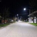 «El Trébol se Ilumina»: Avanza la reconversión lumínica en calle Larrechea