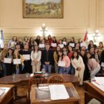 Esteban Motta acompañó a los jóvenes del departamento a presentar sus proyectos en el Senado Provincial