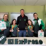 El «Verde» reconoció a las campeonas panamericanas de patín
