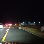 Accidente en la 40S frente al Área Industrial