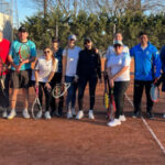Gran clínica de tenis con Julián Mora y Matilde Taborda