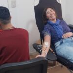 Exitosa campaña de donación de sangre en El Trébol