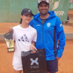 La tenista de El Trébol Juli Perona fue campeona en singles y dobles en Córdoba Capital
