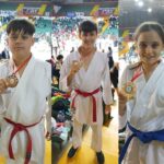 Vila, Vagliente y Pepino en lo alto del nacional de karate en la «Docta»