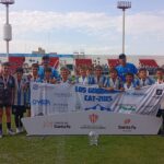La categoría 2015 dio la vuelta olímpica en la cancha de Unión!