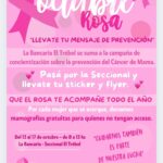 La bancaria se suma a la campaña sobre prevención de cáncer de mama