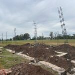 Avanza la obra de los vestuarios en el Campus de entrenamiento deportivo de Trebolense