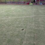Vandalismo en la cancha de hockey de Susanense