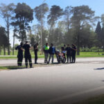 Motociclista de El Trébol accidentado en Las Rosas