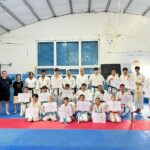 La escuela de karate de Trebolense cerró el año con nuevos cinturones negros y exámenes aprobados