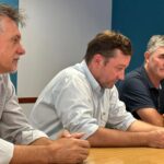 La Cooperativa de Agua Potable recibió al senador Esteban Motta y a la intendente Natalia Sánchez
