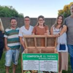 Los vecinos ya pueden depositar sus residuos orgánicos vegetales en la compostera comunitaria de Entre Ríos y Juan XXIII