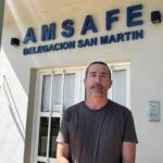 Damián Marconetto y su entusiasmo como delegado regional de AMSAFE en el Departamento San Martín