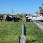 LOS CARDOS – Violento accidente en Ruta 13 con un herido muy grave