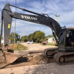 Importante obra de pavimentación en calle Córdoba