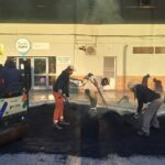 Continúan los trabajos de bacheo en distintos sectores de la ciudad