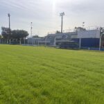 Así luce la cancha de Trebolense sembrada