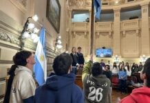 Jóvenes del Departamento San Martín llevan sus propuestas a la Legislatura