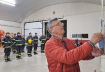 Cinquini destacó el compromiso del cuartel y adelantó nuevos proyectos para Bomberos El Trébol
