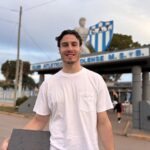 Francisco Cáffaro volvió a El Trébol tras consagrarse campeón con Boca Juniors