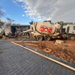 Avanza a buen ritmo la remodelación del playón de ingreso de Trebolense
