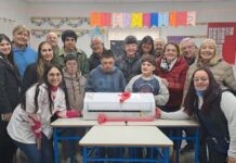 Rotary Solidario entregó un equipo split frío/calor a la Escuela Especial Emilia Bertolé