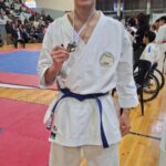 Thiago Vila fue subcampeón en el Torneo Nacional de Estilos de Karate