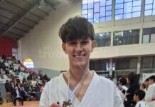 Thiago Vila fue subcampeón en el Torneo Nacional de Estilos de Karate